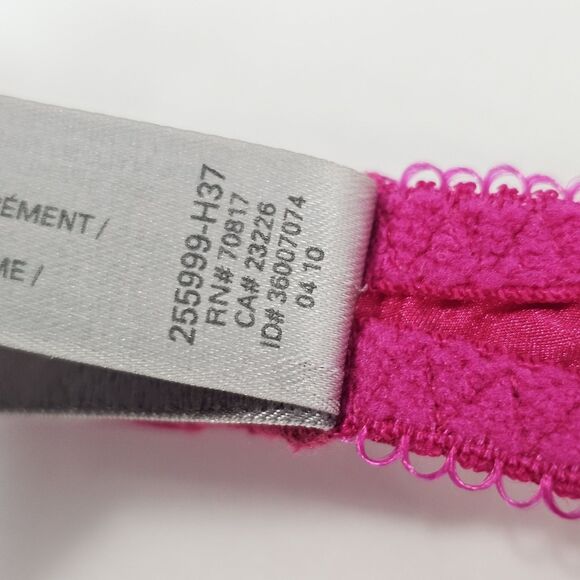 Victoria’s Secret Unlined Demi Bra 34C Hot Pink Lace Y2K Coquette Barbiecore - Picture 6 of 7